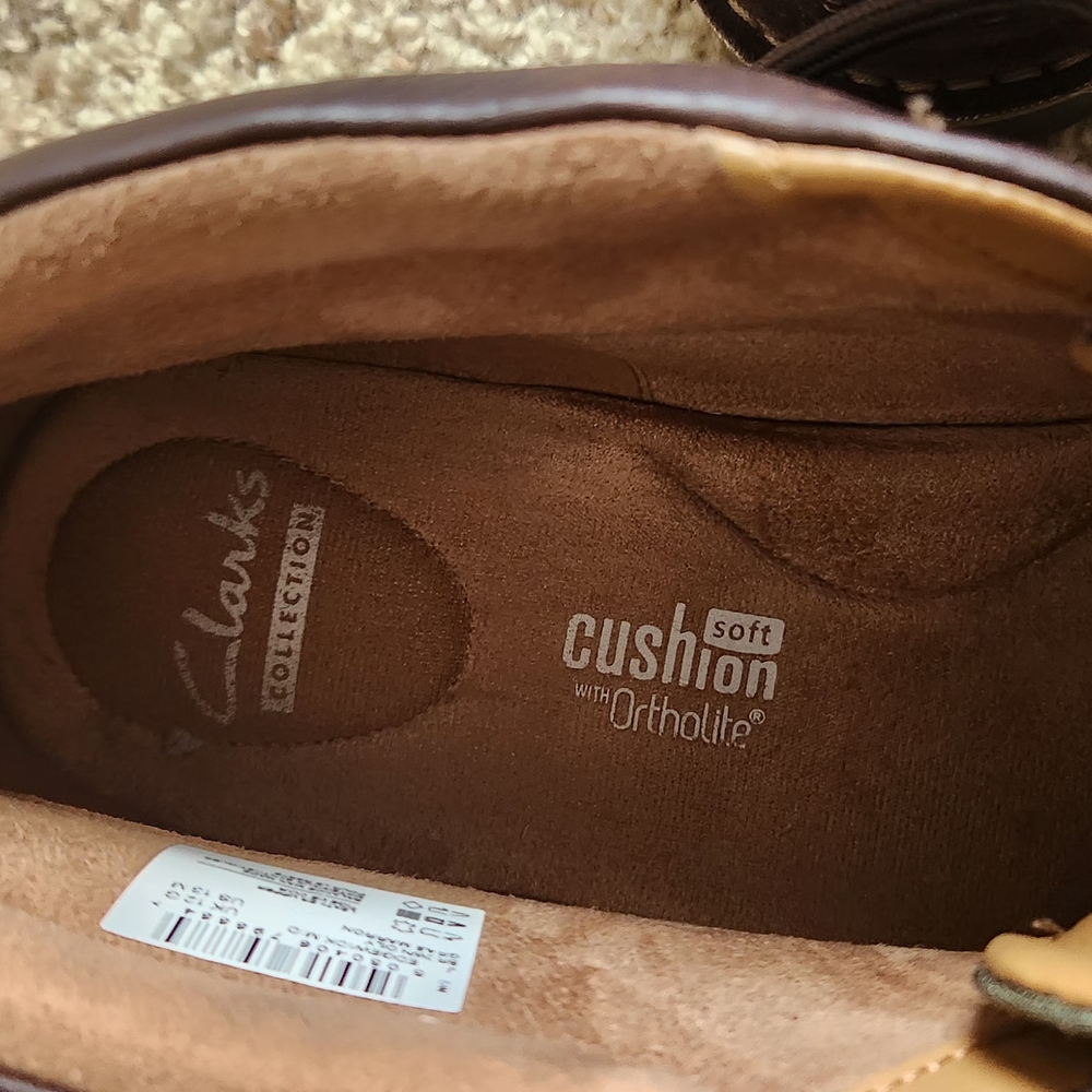 Clarks Brown Leather Boots